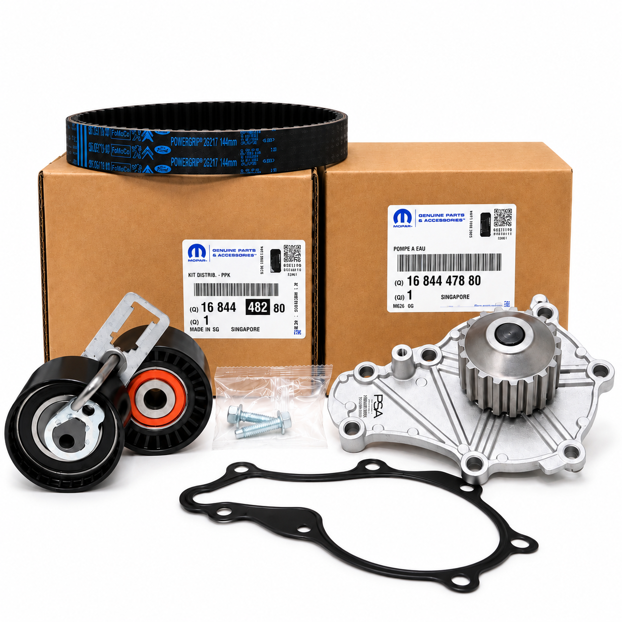 1684448280 Kit Distribución + Bomba de Agua Original 1.6 HDI 8V - Imagen 1