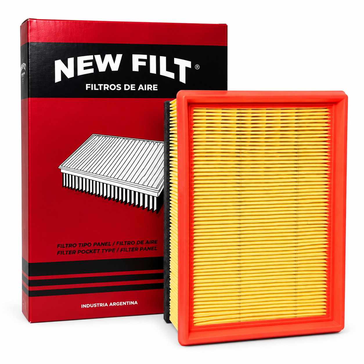 D096BC70-E125-4C08-95B9-E3DE269C2E48 Filtro de Aire New Filt 1.9 Diesel DW8 / 2.0 HDI DW10 - Imagen 1